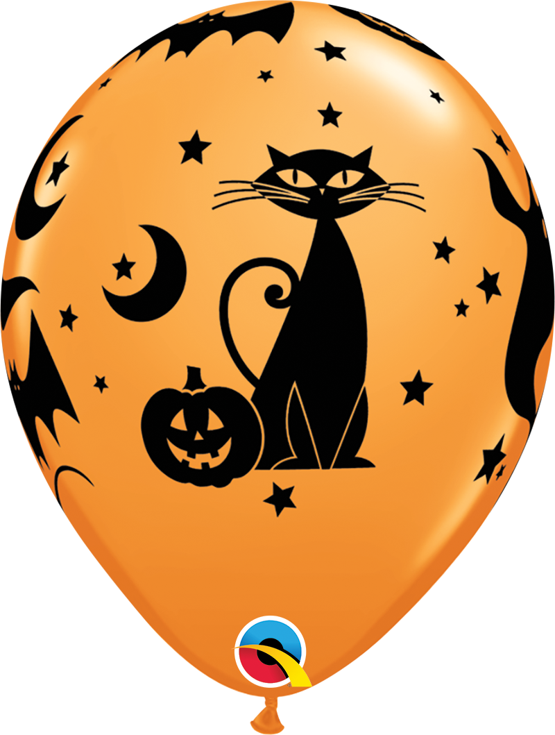 Fun and Spooky Icons Latex Balloons 11"