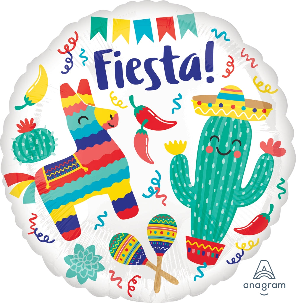 Fiesta Party Foil Balloon 18"