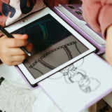 Kidydraw-Mini Lcd Tracing Book - Princesses
