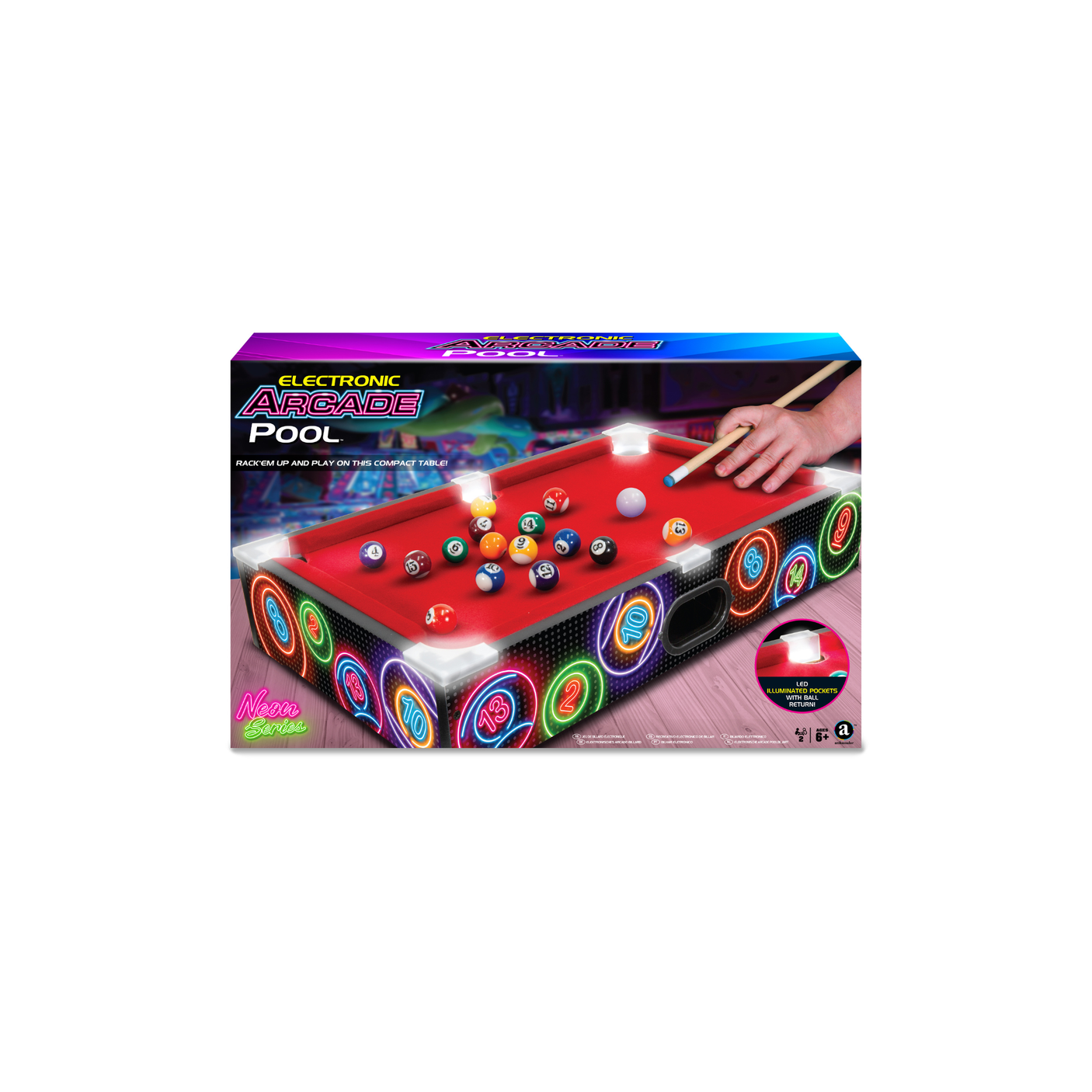 Electronic Arcade Pool/Billiards (Neon Series)