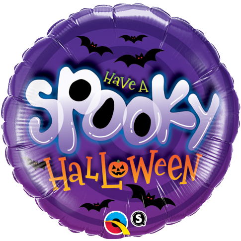 Spooky Halloween Foil Balloon 18"