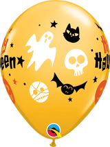 Happy Halloween Fun Icons Balloons Latex 11"