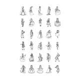 Kidydraw-Mini Lcd Tracing Book - Princesses