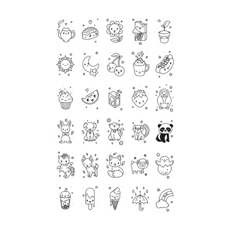 Kidydraw-Mini Lcd Tracing Book - KAWAI