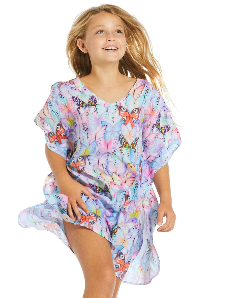 1000 Butterflies Print Beach Cover Up