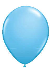 Balloon Pale Blue 11"