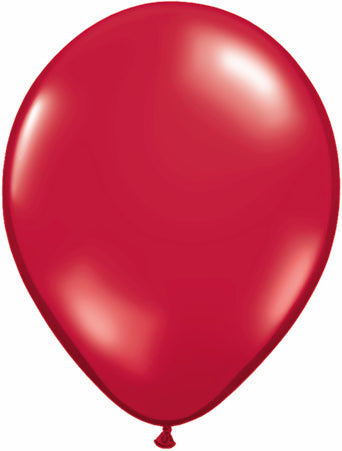 Ruby Red Latex Balloon 11"