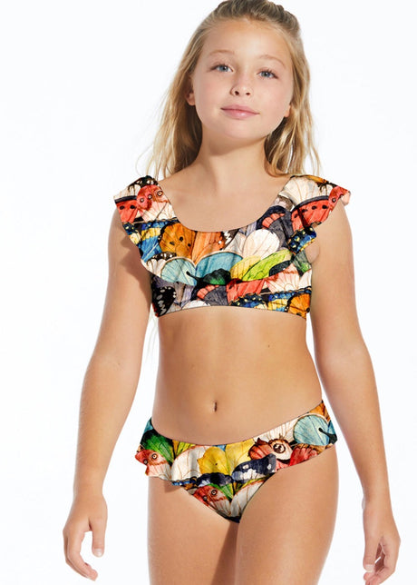 Butterfly Summer Ruffle Bikini