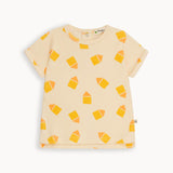 Shell and Shoreline T-Shirt And Short Set - Yellow Beach Hut