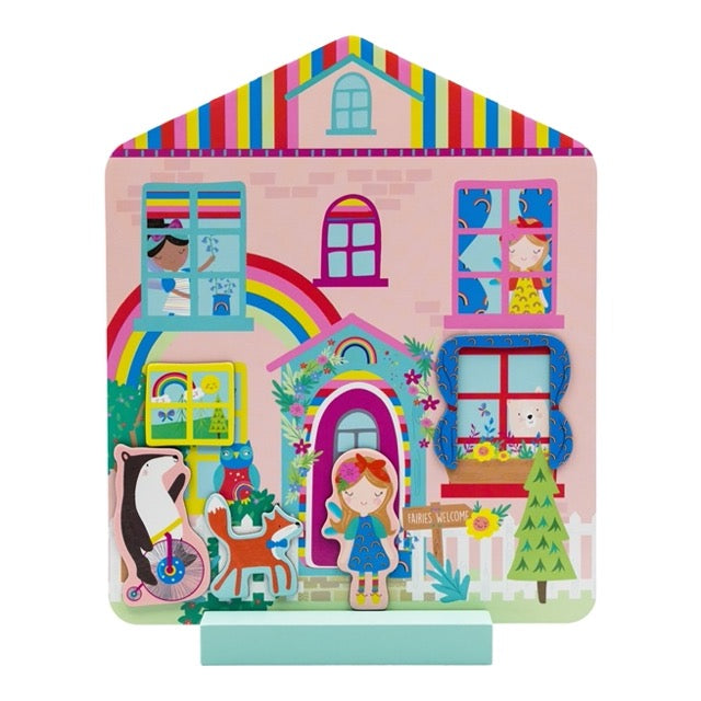 Rainbow Fairy House Magnetic Dress Up