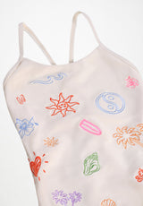 Nanna Swimsuit - Doodles