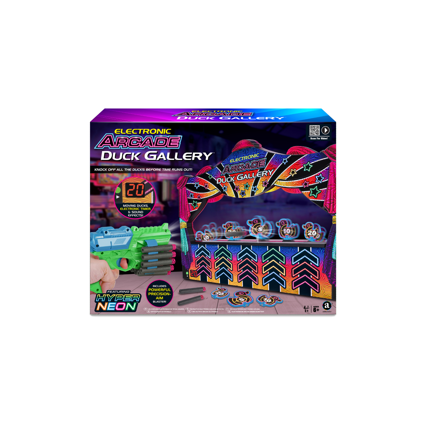Electronic Arcade Duck Gallery (Hyper Neon Series)