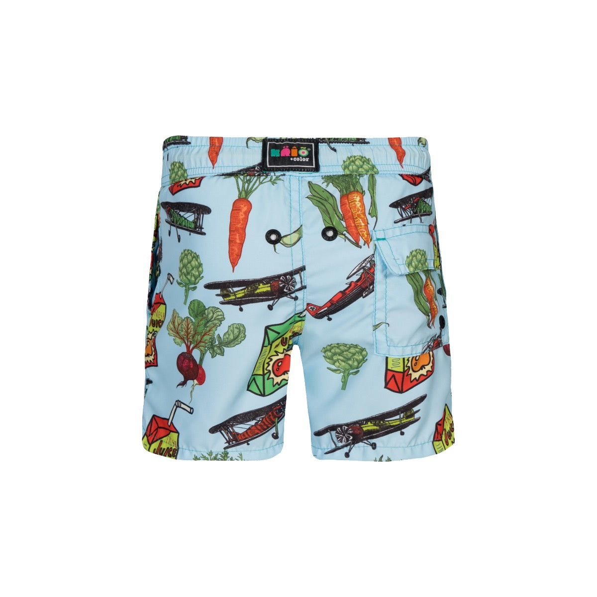 Swim Shorts - Veggies Airplanes