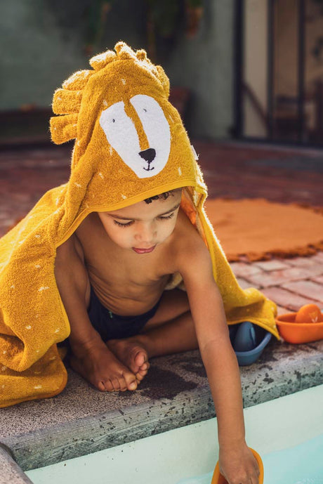 Hooded towel | 70x130cm - Mr. Lion
