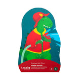 Shape puzzle - Fireman Mr. Dino - 12 pcs