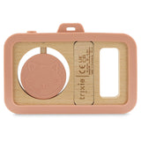 Wooden silicone baby camera - Mrs. Cat