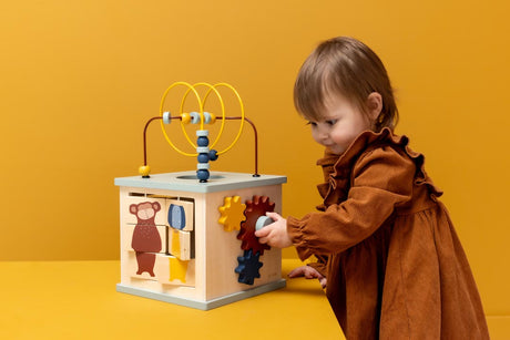 Wooden 5-In-1 Activity Cube