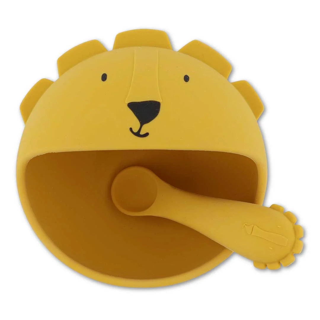 Silicone First Baby Meal Set - Mr. Lion