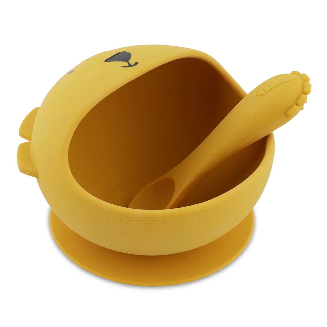 Silicone First Baby Meal Set - Mr. Lion