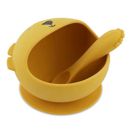 Silicone First Baby Meal Set - Mr. Lion