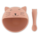 Baby Silicone first meal set - Mrs. Cat