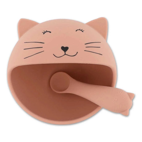 Baby Silicone first meal set - Mrs. Cat