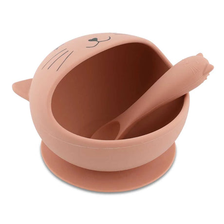 Baby Silicone first meal set - Mrs. Cat