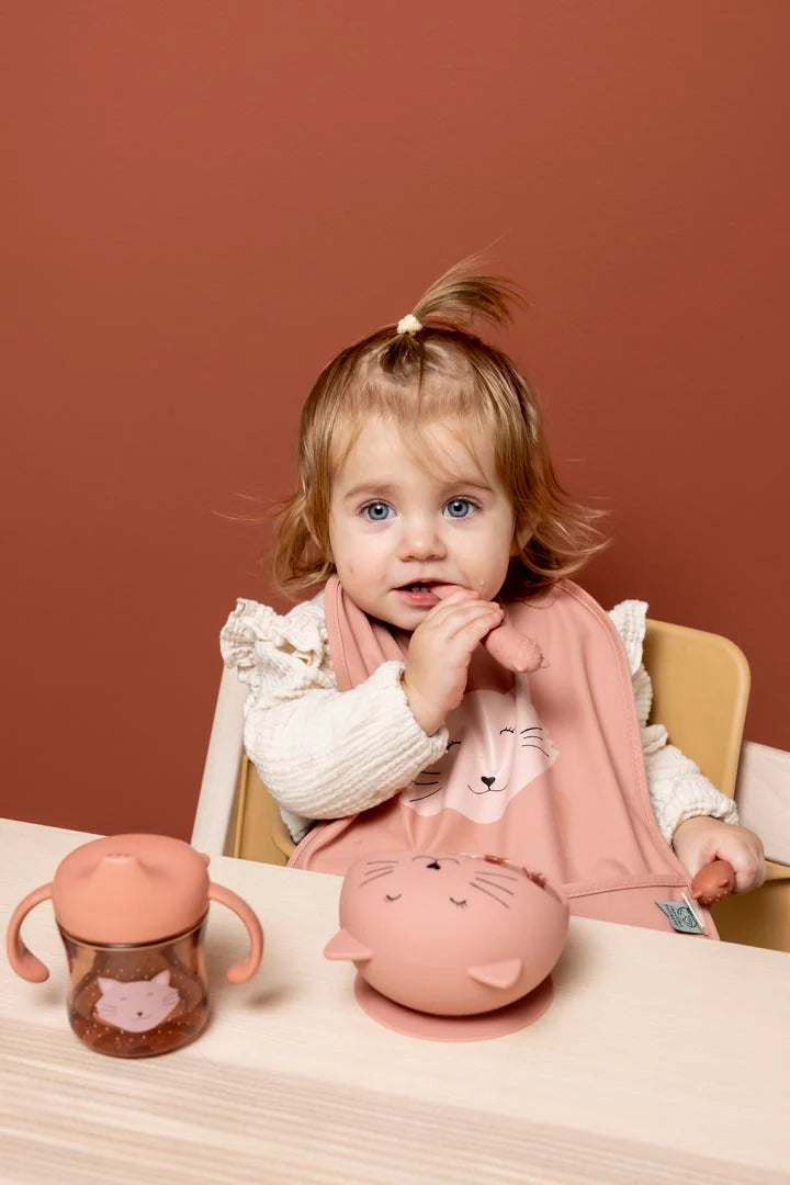 Baby Silicone first meal set - Mrs. Cat