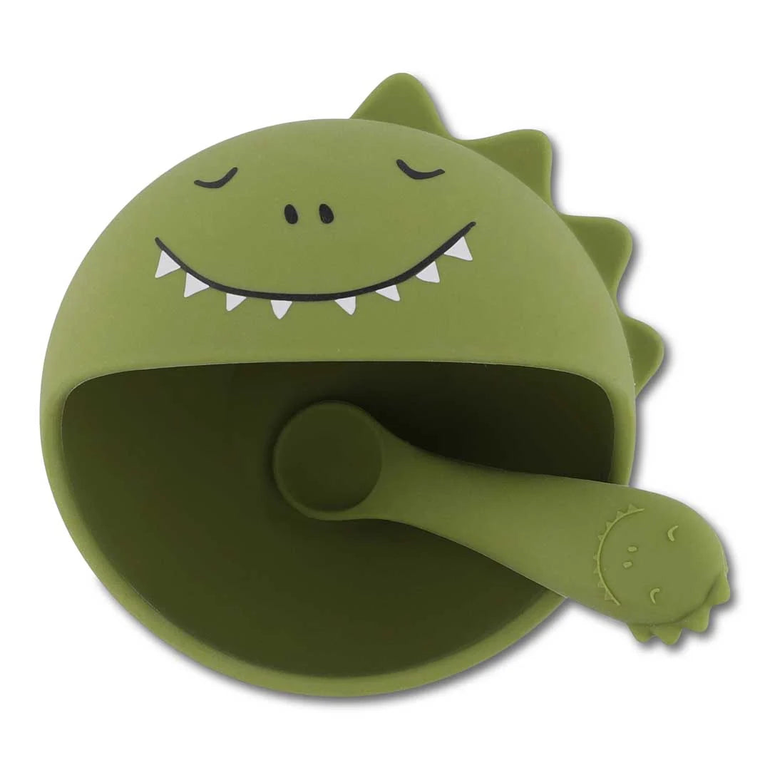 Baby Silicone first meal set - Mr. Dino