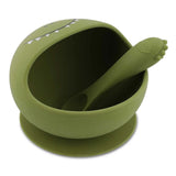 Baby Silicone first meal set - Mr. Dino