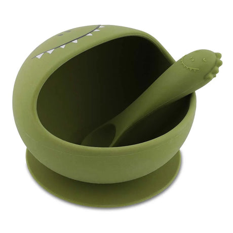Baby Silicone first meal set - Mr. Dino