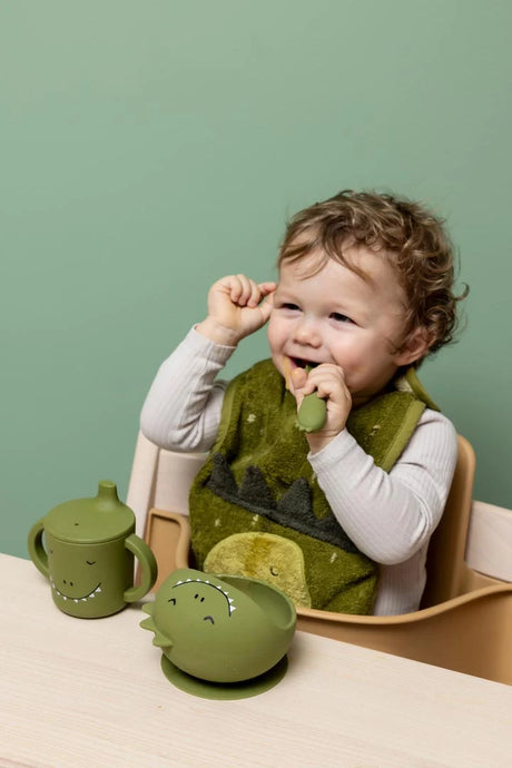 Baby Silicone first meal set - Mr. Dino