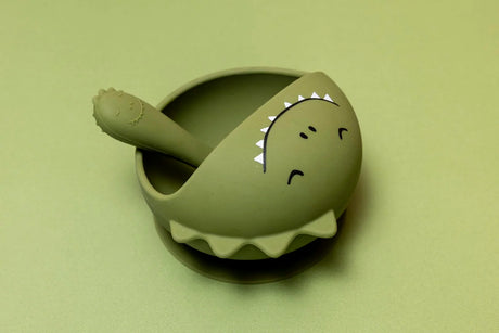 Baby Silicone first meal set - Mr. Dino