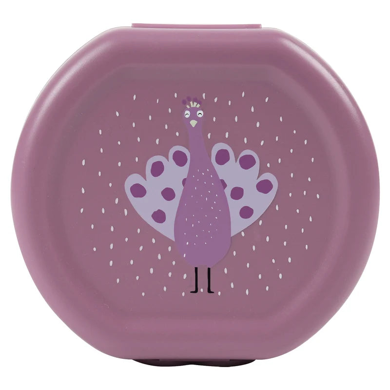 Snack box with clip - 2pcs - Mrs. Peacock