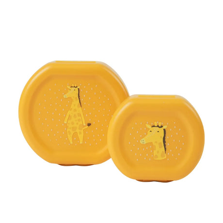 Snack box with clip - 2pcs - Mr. Giraffe