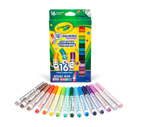 Pip-Squeaks Skinnies Marker, 16 Count