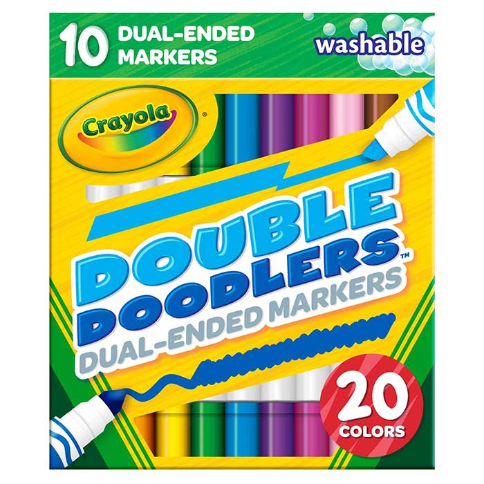 Double Doodlers Dual-Ended Marker Set