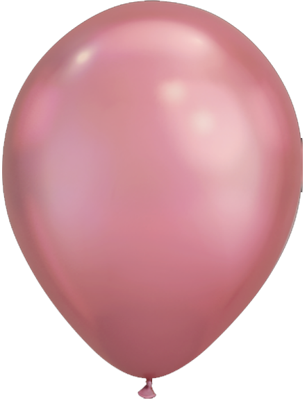 Balloon Chrome Pink 11"