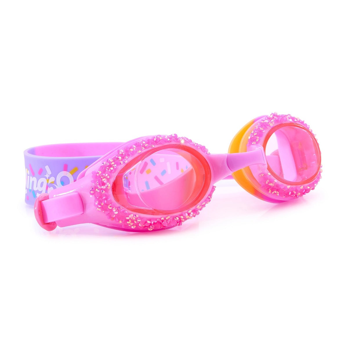 Crystal Rock Pink Swimming Goggles