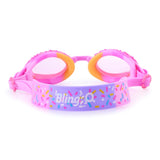 Crystal Rock Pink Swimming Goggles