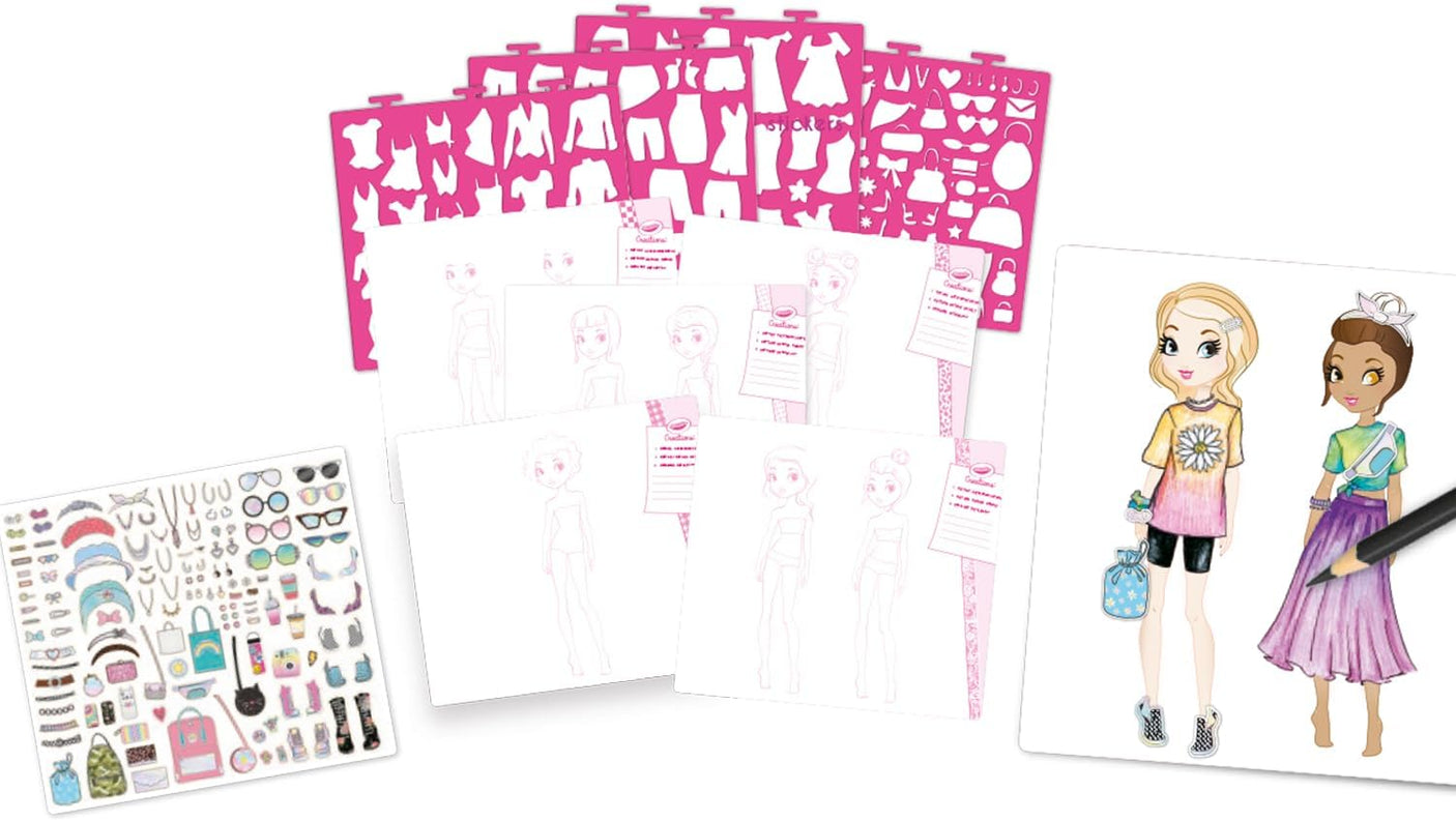 I Love Fashion Album Creations Sketch Set