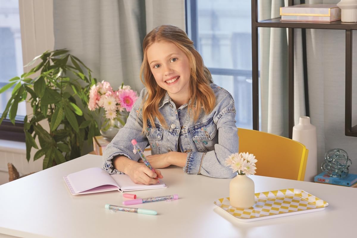 Floaty Pens Kit - Create 3 Sparkly, Customizable Pens with Glitter & Charms