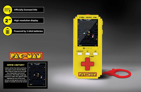 My Arcade Pac-Man Pixel Pocket Pro - Portable Keychain