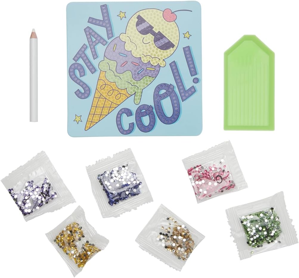 Razzle Dazzle DIY Gem Art Kit - Cool Cream