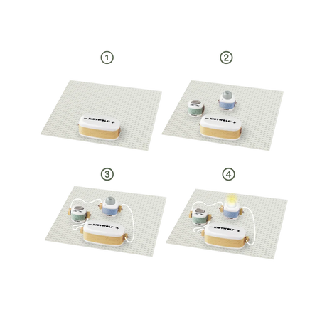 KIDYELEC STARTER - My First Electrical Kit (10 pieces)