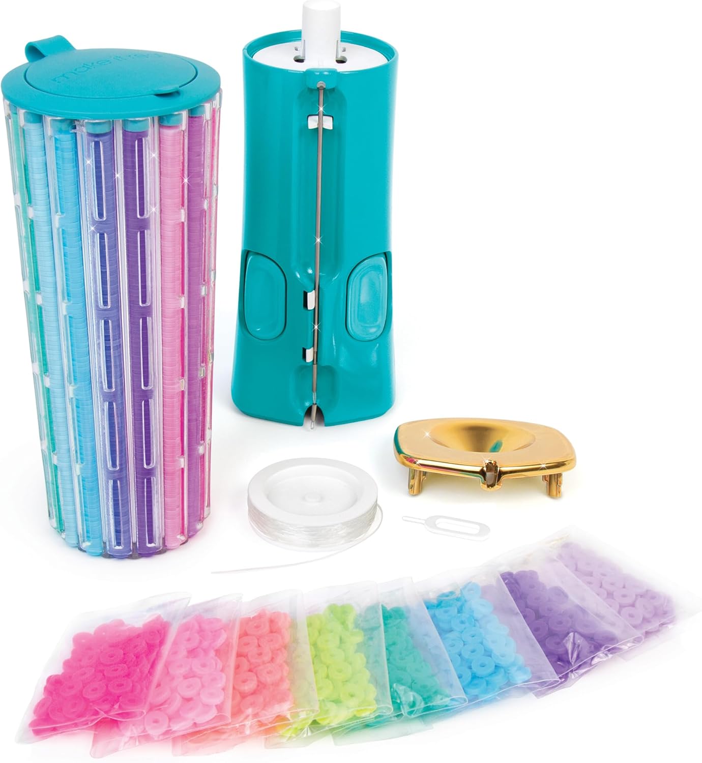 Swift Clicks - Heishi Bracelet Maker - 2047pc, DIY Jewelry Craft Kit