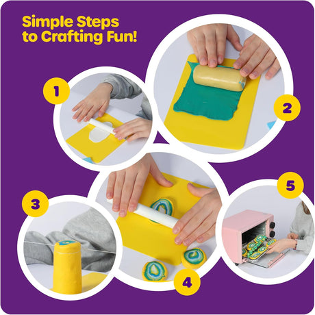 DIY Clay Geode Wind Chime Craft Kit