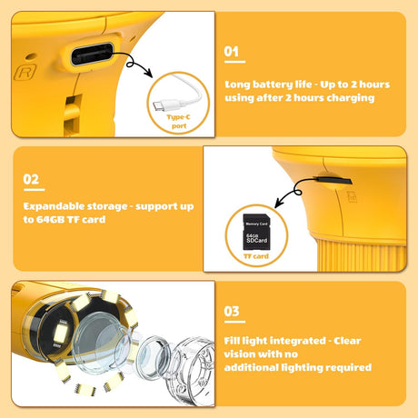 1000X Portable Mini Pocket Microscope with 2.4″ IPS Screen