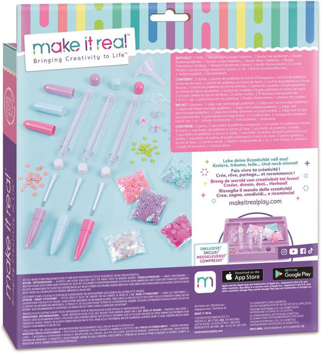 Floaty Pens Kit - Create 3 Sparkly, Customizable Pens with Glitter & Charms