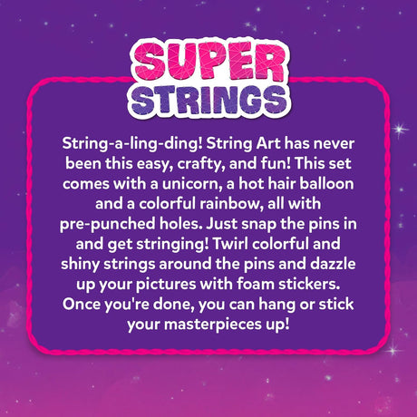 String Art Activity - Unicorn Magic Mess-Free Art